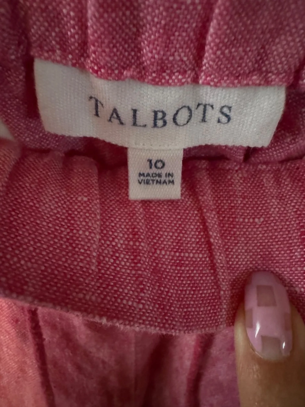 Talbots 100% Linen Pants - Picture 3 of 6